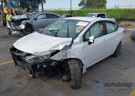 2021 Nissan Versa Sv Xtronic Cvt z USA, uszkodzony, nr VIN 3N1CN8EV7ML918132